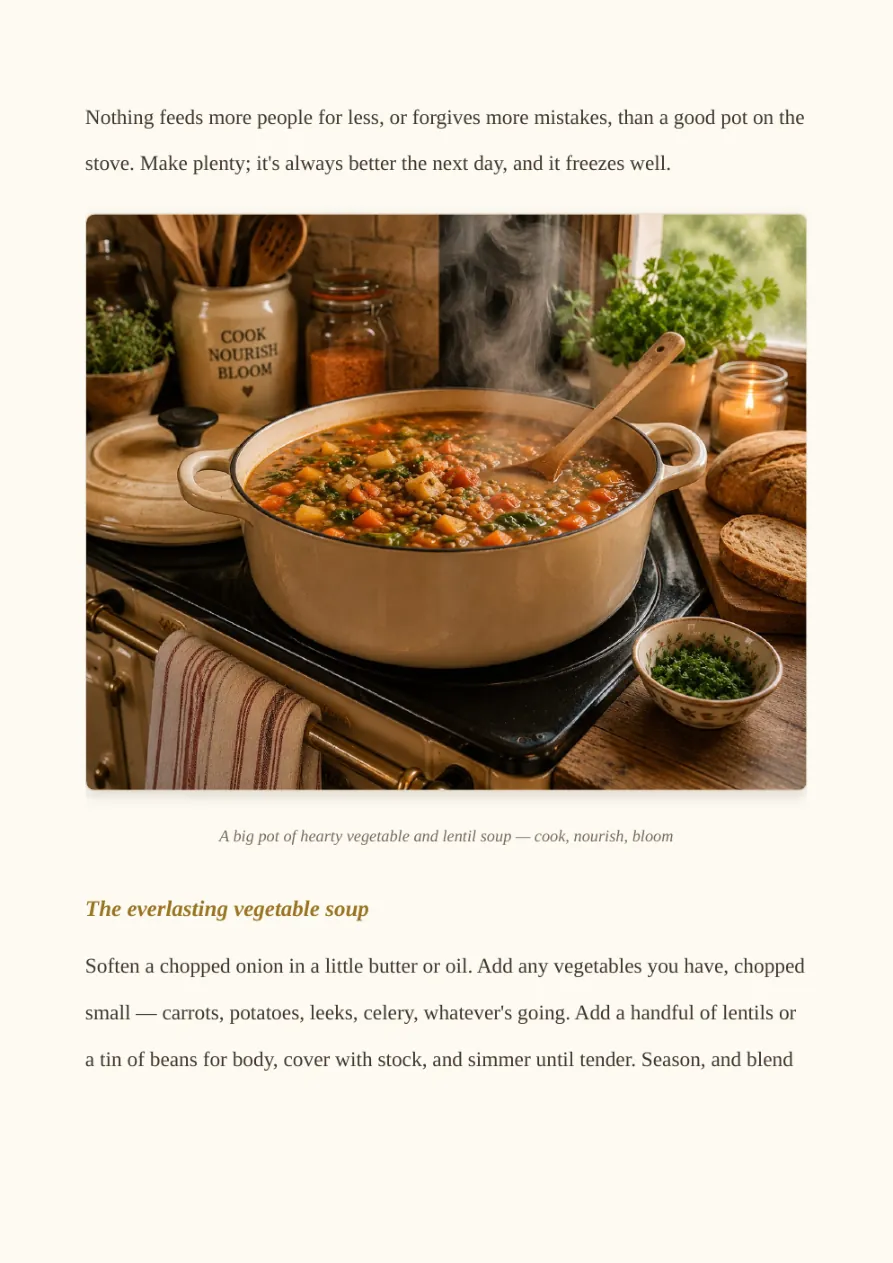 The everlasting soup